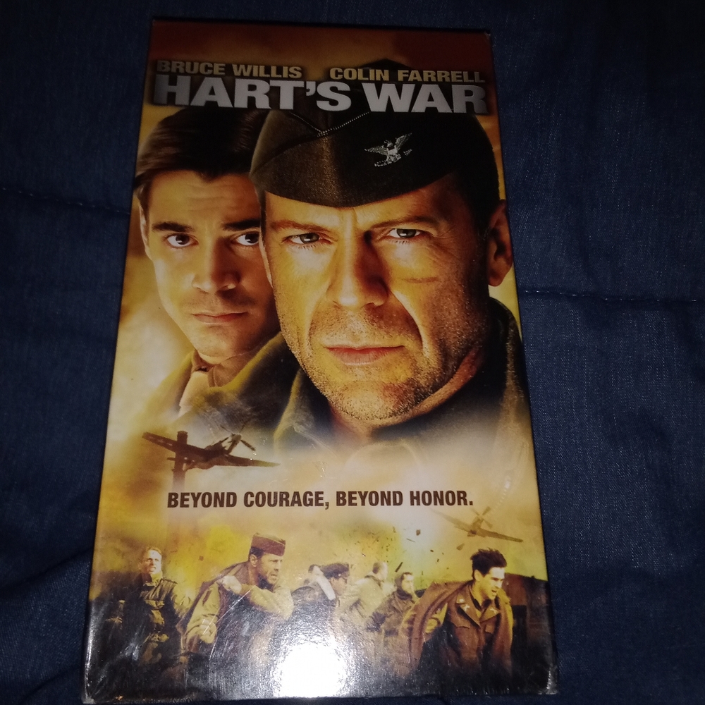 New Old Stock Hart's War VHS Movie Cassette Tape Sealed Bruce Willis